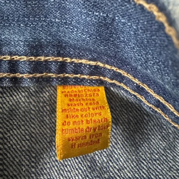 Hollister Distressed Denim Mini Skirt Blue Frayed Hem Size 5 - Picture 5 of 13